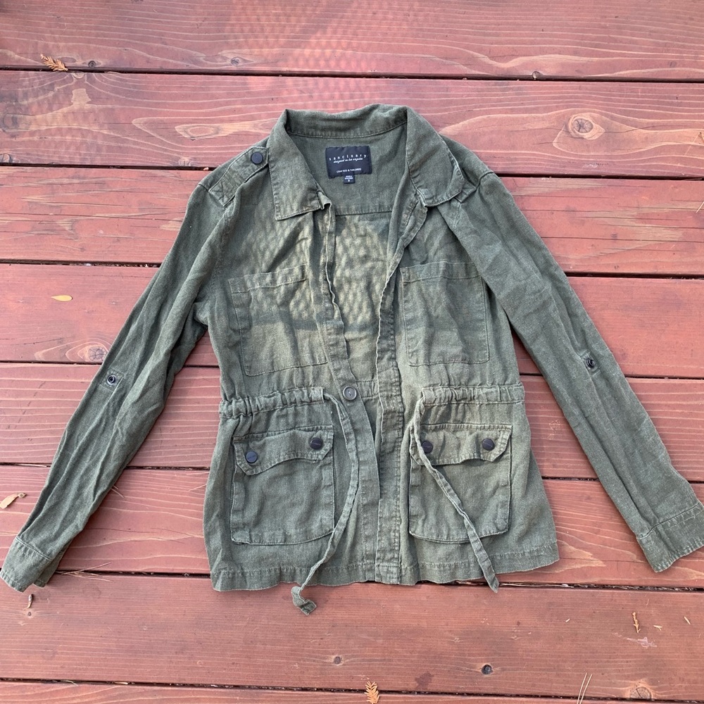 Green Utility Jacket - perfect for Fall!🍁🍁
